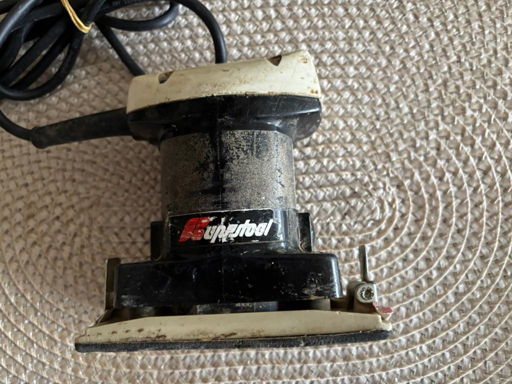 Supertool Vlakschuurmachine - Gebruikt, Ophalen of Verzenden, Gebruikt, Minder dan 600 watt, Vlakschuurmachine