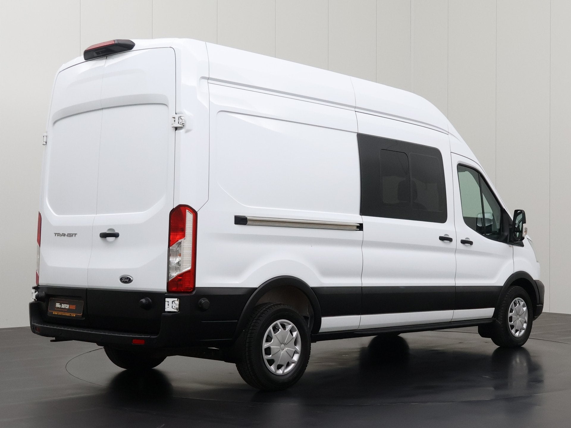 Ford Transit 2.0TDCi 130PK Dubbele Cabine L3H3 | Standkachel, Stof, Gebruikt, 2500 kg, Wit