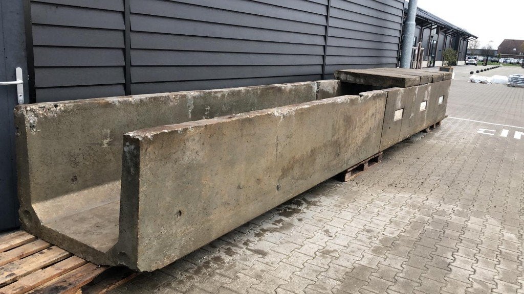 kabelgoten 400 x 106 cm ( Lx br) afwatering / U-wand 106 m1, Tuin en Terras, Tegels en Klinkers, Gebruikt, Verzenden, Overige typen
