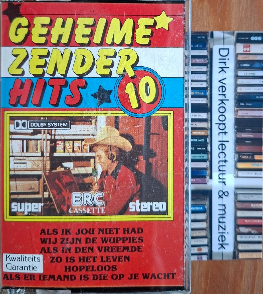 Geheime zender hits nr 10 (NL), Gebruikt, 1 bandje, Ophalen of Verzenden, Origineel