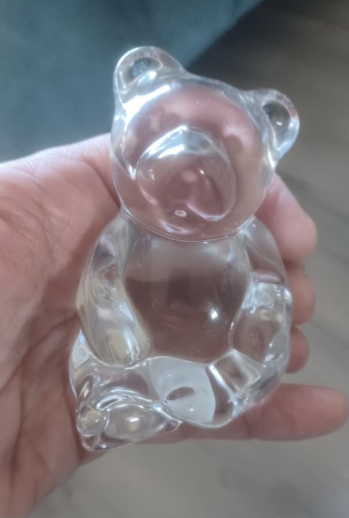 Kristal glas beertje Nachtmann Prinsess house Pets, Antiek en Kunst, Antiek | Glas en Kristal, Ophalen of Verzenden