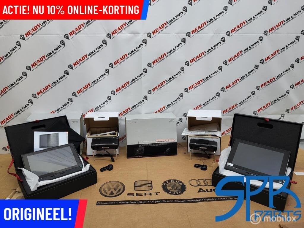 AUDI TV SCHERM SET 2X 10.1 INCH TABLET Houder ENTERTAINMENT, Audi, Nieuw, Audi, Ophalen of Verzenden