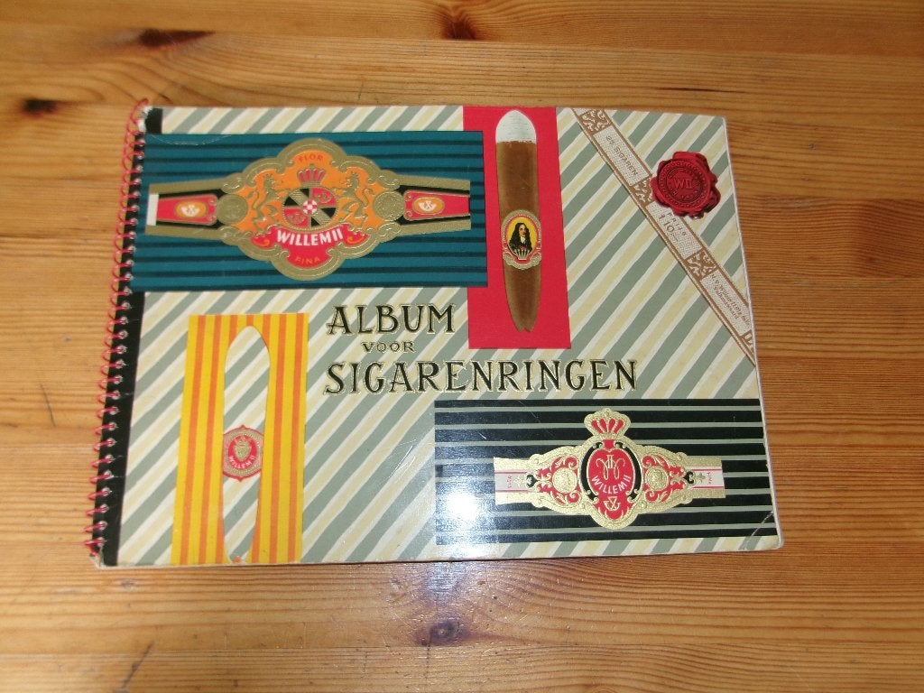 Album voor Sigarenringen Willem II / Jasneva, Verzamelen, Rookartikelen, Aanstekers en Luciferdoosjes, Ophalen of Verzenden, Gebruikt