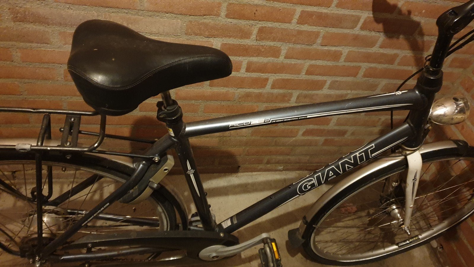 Giant herenfiets (opknapper) - Grijs, Ophalen, Gebruikt, Giant, Versnellingen