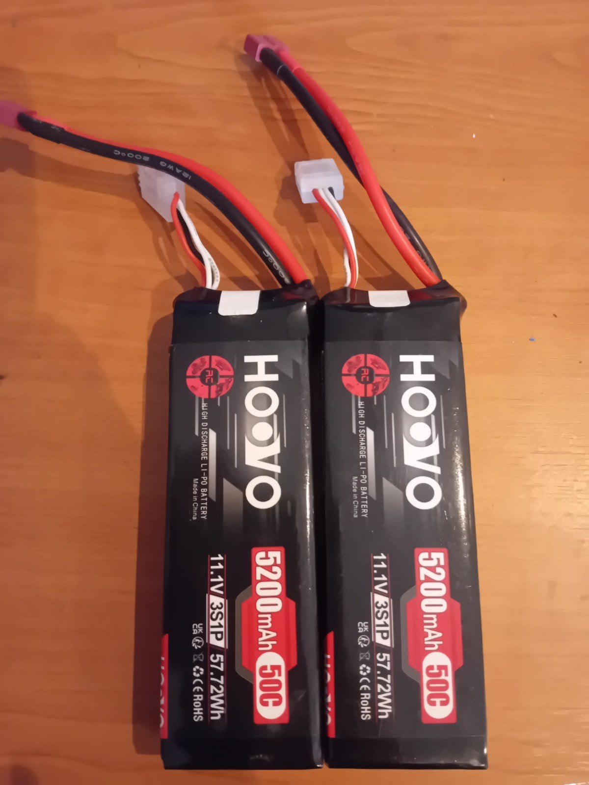 Set Hoovo 3S 5200mAh LiPo accu's met Dean connector, Ophalen of Verzenden, Zo goed als nieuw