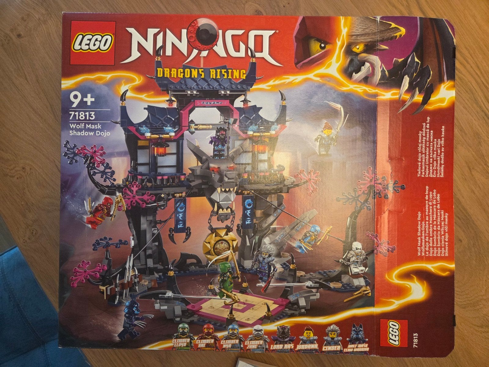 LEGO Ninjago 71813 Wolf Mask Shadow Dojo compleet, Lego, Ophalen of Verzenden, Zo goed als nieuw, Compleet