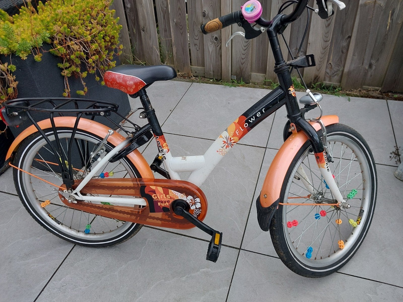 leuke 20inch meisjes fiets, Ophalen, Gebruikt, 20 inch, Handrem