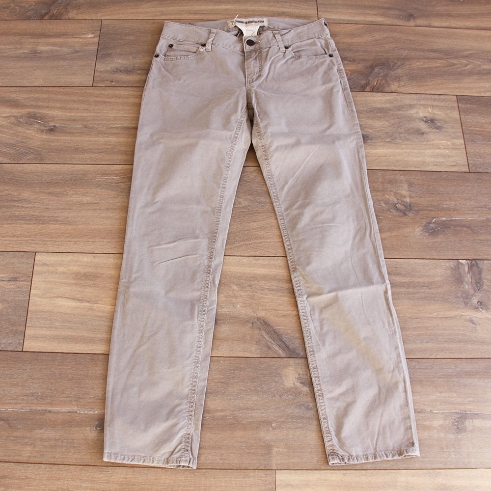 Mooie Drykorn Dames Broek (Maat 26|34) - 74 € 45,-, Drykorn, Beige, Ophalen of Verzenden, Zo goed als nieuw