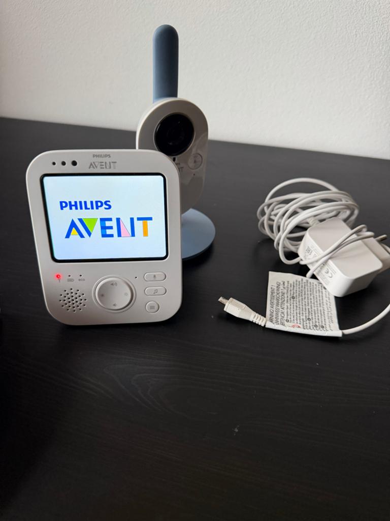Philips Avent Babyfoon met Camera en Terugspreekfunctie, Ophalen of Verzenden, Gebruikt, 100 tot 250 meter, Camera