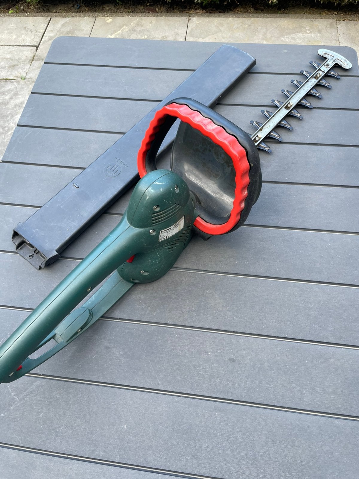 Metabo electrische heggenschaar, Tuin en Terras, Ophalen, Zo goed als nieuw, Elektrisch
