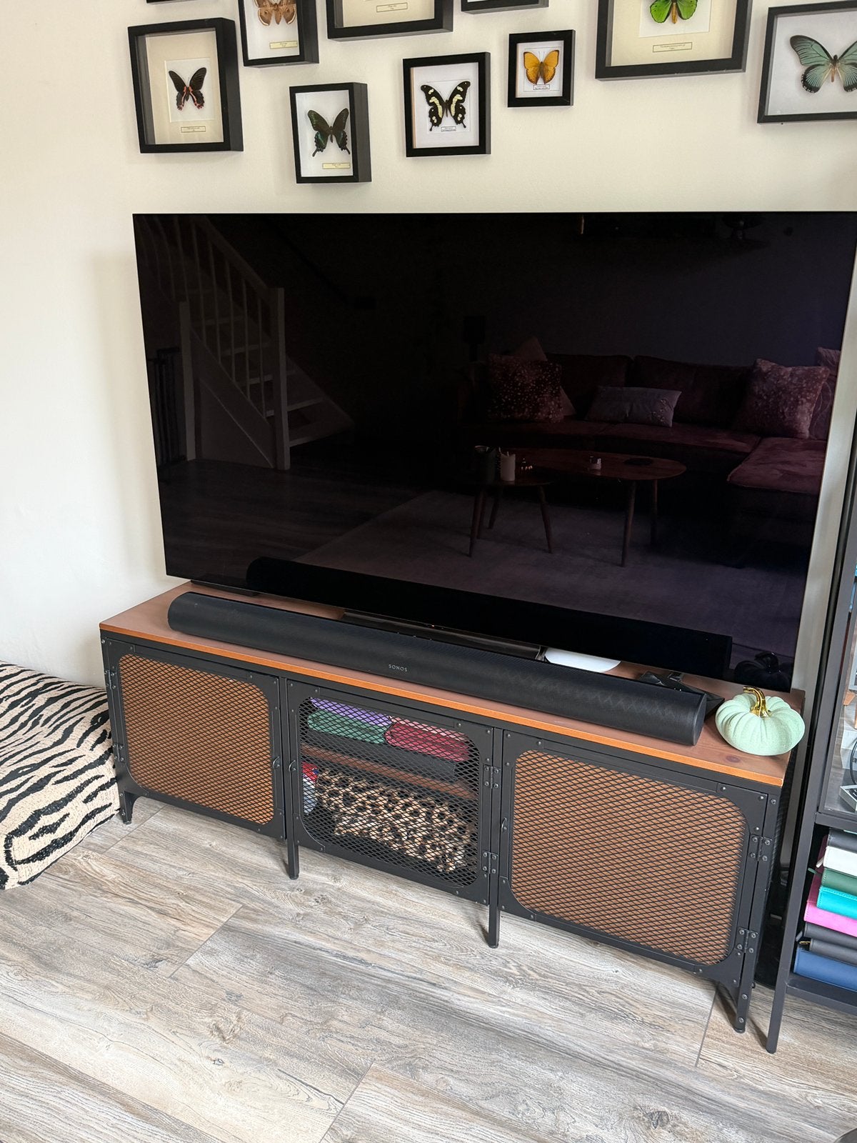Ikea Fjallbo TV Meubel - Zo goed als nieuw, Huis en Inrichting, Kasten | Televisiemeubels, Ophalen, 100 tot 150 cm, Zo goed als nieuw