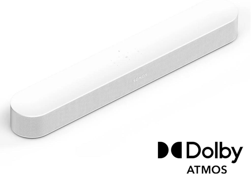 Sonos Beam Gen 2 Wit *Nieuw*, Ophalen of Verzenden, Bluetooth, Nieuw