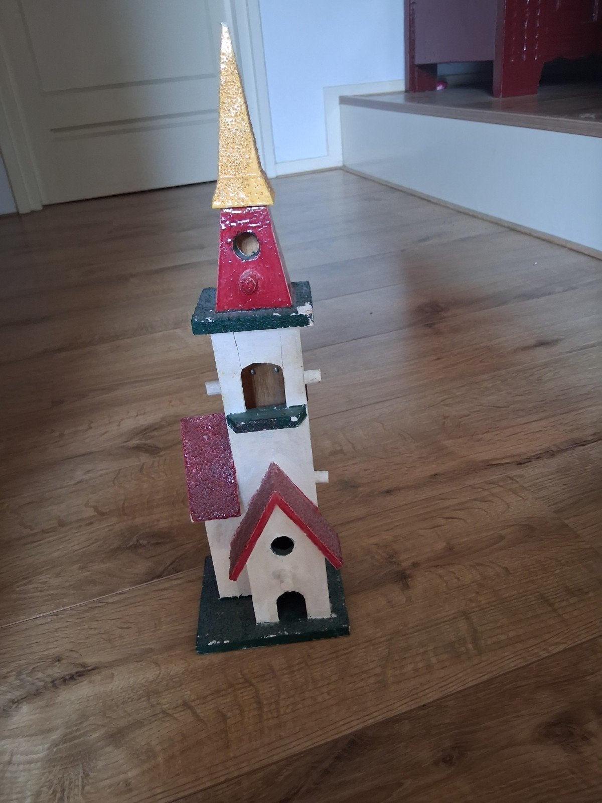 houten kerkje., Ophalen of Verzenden, Gebruikt