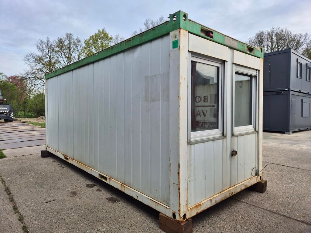 Kantoorunit / bouwkeet / schaftkeet / woonunit 20ft 6x2,5m, Ophalen, Overige typen