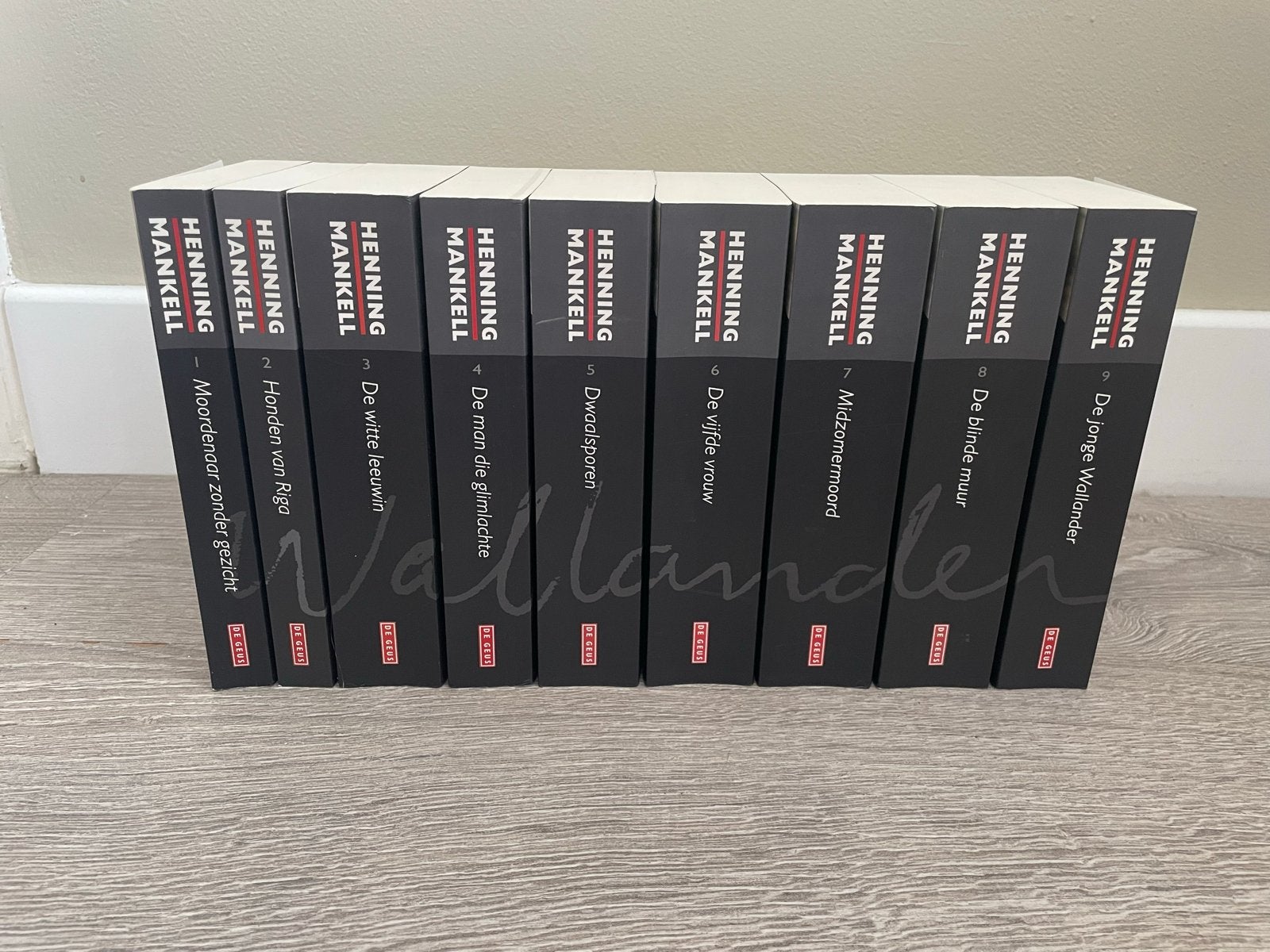 Henning Mankell Wallander Collectie - 9 Boeken, Boeken, Ophalen of Verzenden, Gelezen