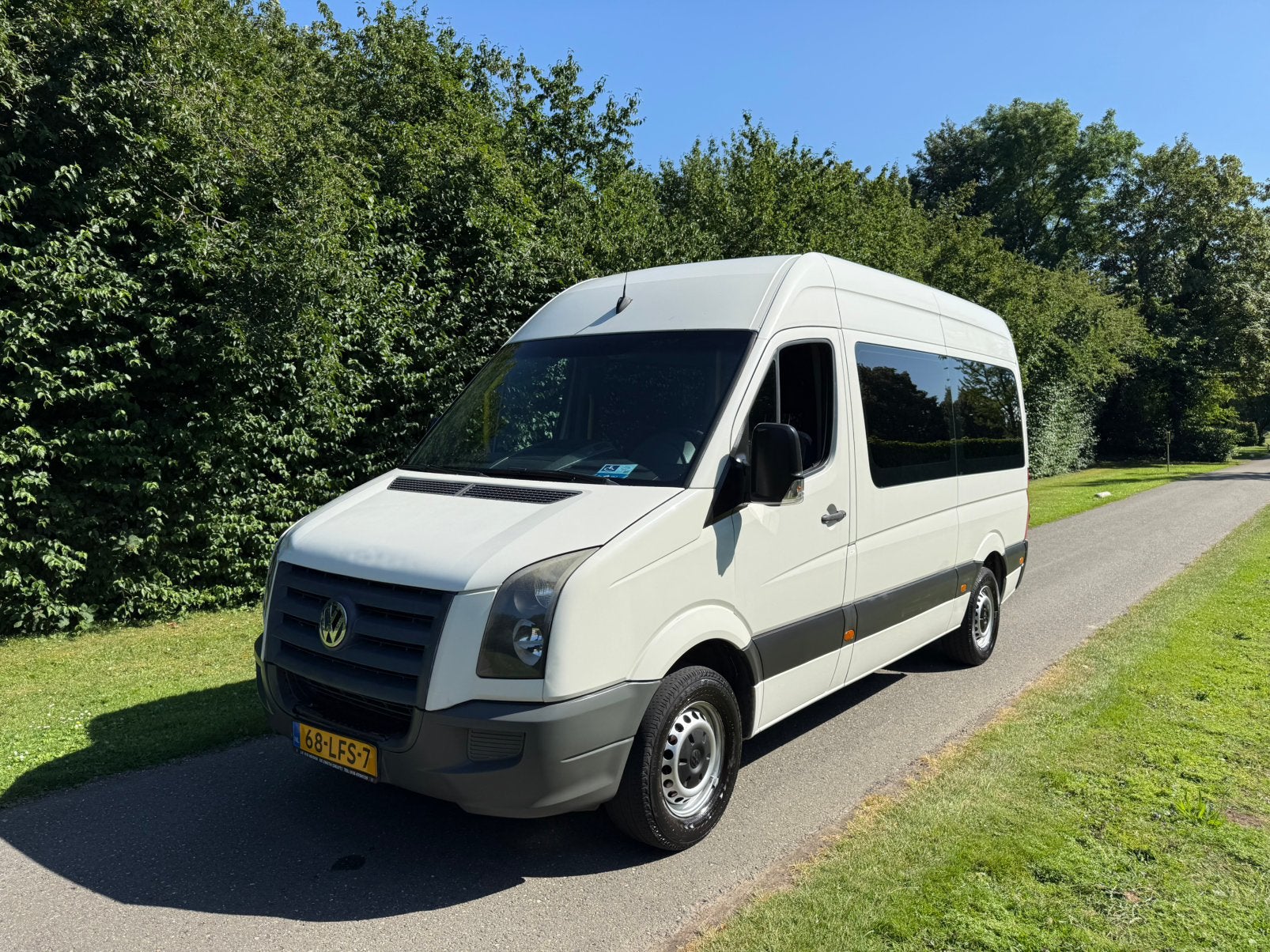 Volkswagen Crafter 35 2.5 TDI 5Cilinder/Rolstoellift/Airco, Auto's, Euro 5, 2000 kg, Volkswagen, Wit