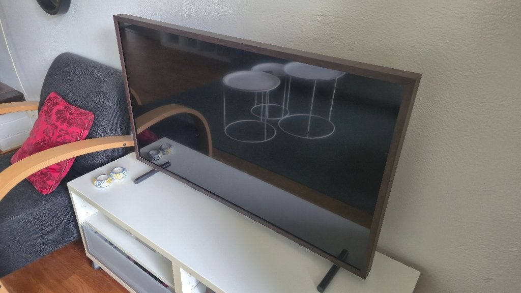 43" Samsung Frame 2018, Ophalen, Gebruikt, 50 Hz, OLED