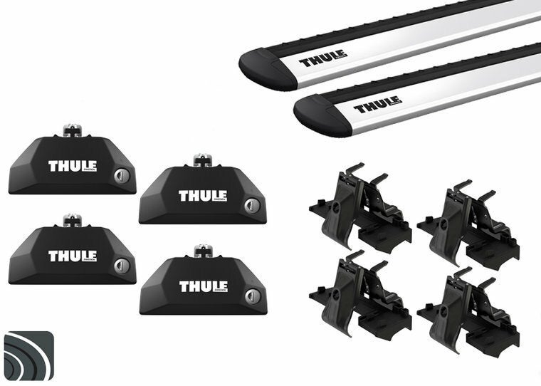 Thule WingBar Evo 118 Dakdragers complete set, Ophalen of Verzenden, Zo goed als nieuw