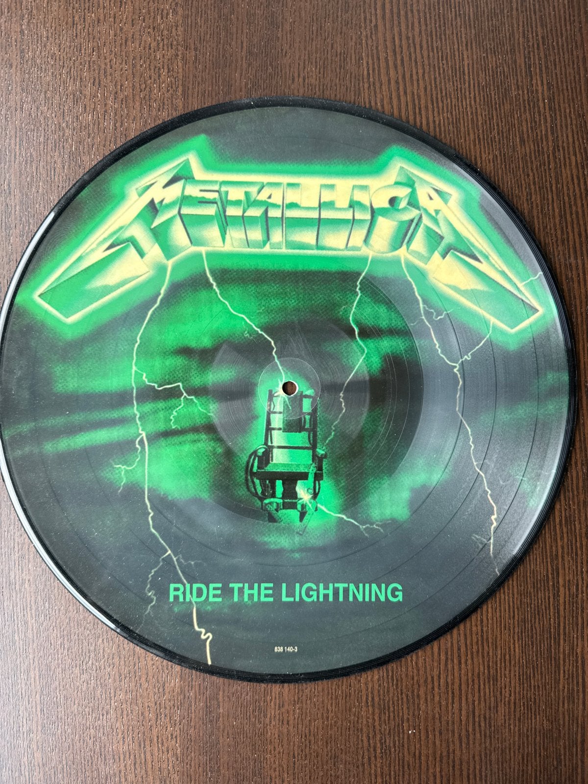 Metallica - Ride the Lightning Picture Disc (Vinyl), Heavy metal, Speciale editie, Ophalen of Verzenden, Zo goed als nieuw