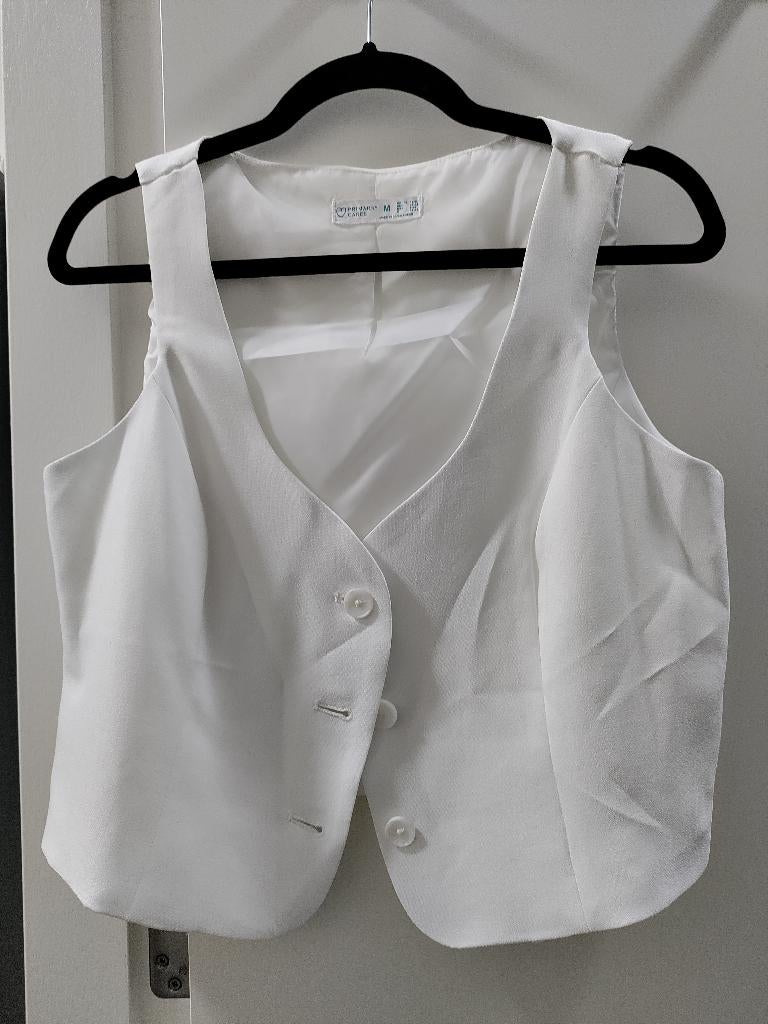 Vest Primark white size M, Ophalen of Verzenden, Zo goed als nieuw, Wit