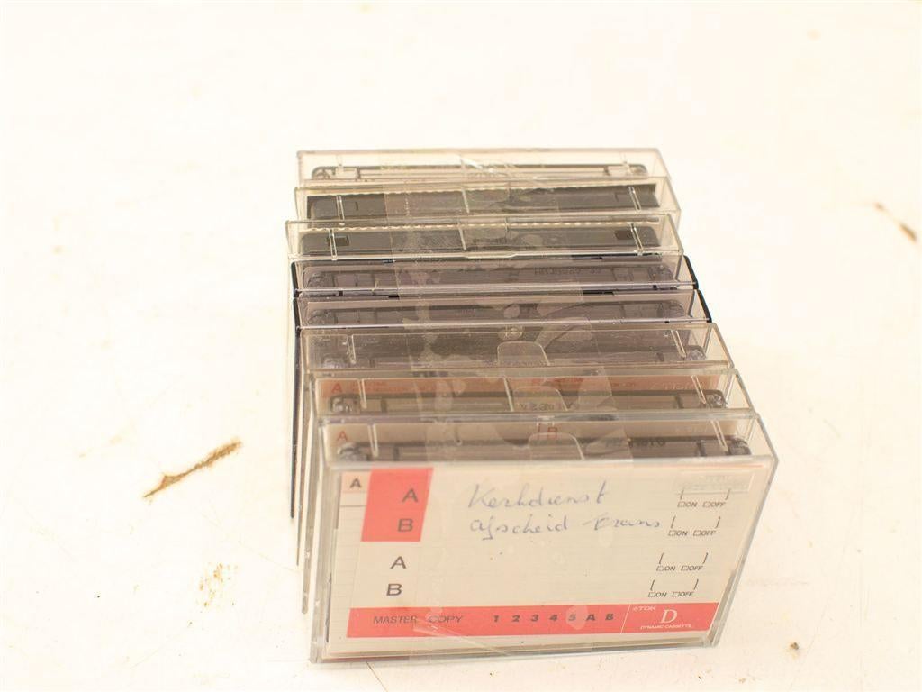 8 TDK cassettebandjes 37015, Cd's en Dvd's, Cassettebandjes, Ophalen of Verzenden, Gebruikt, Overige genres, 1 bandje