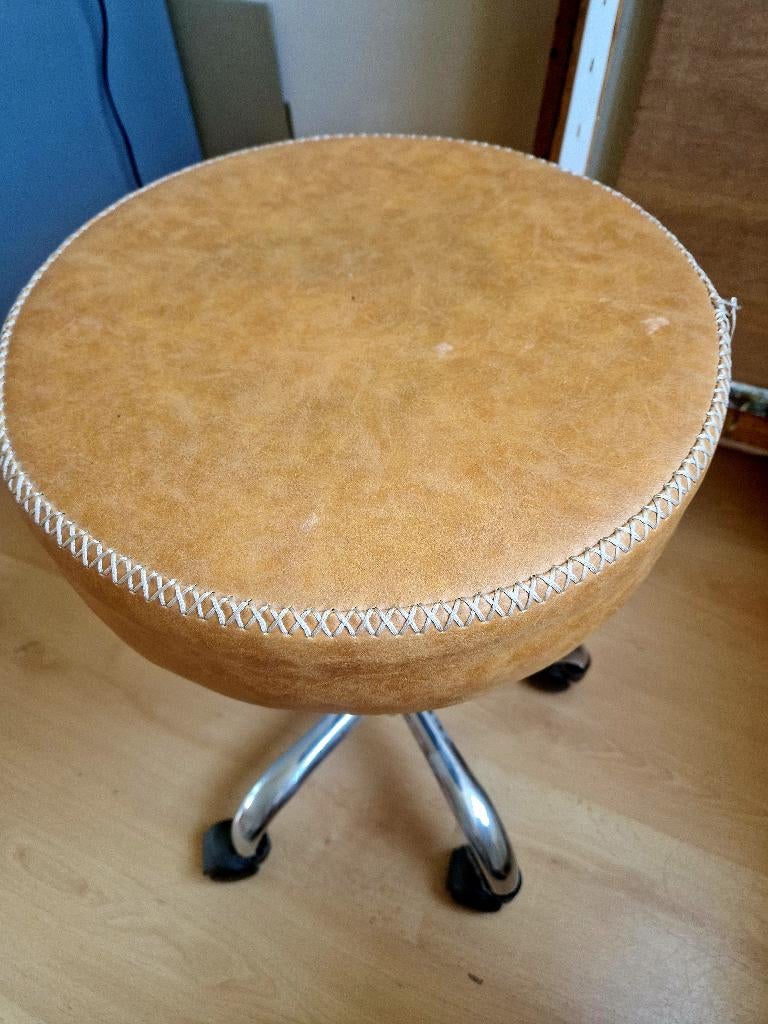 Bruin / cognac krukje, Ophalen, Zo goed als nieuw, Overige materialen