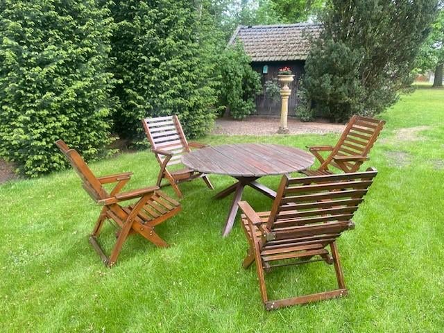 Tuinset, Ophalen, 4 zitplaatsen, Gebruikt, Tuinset
