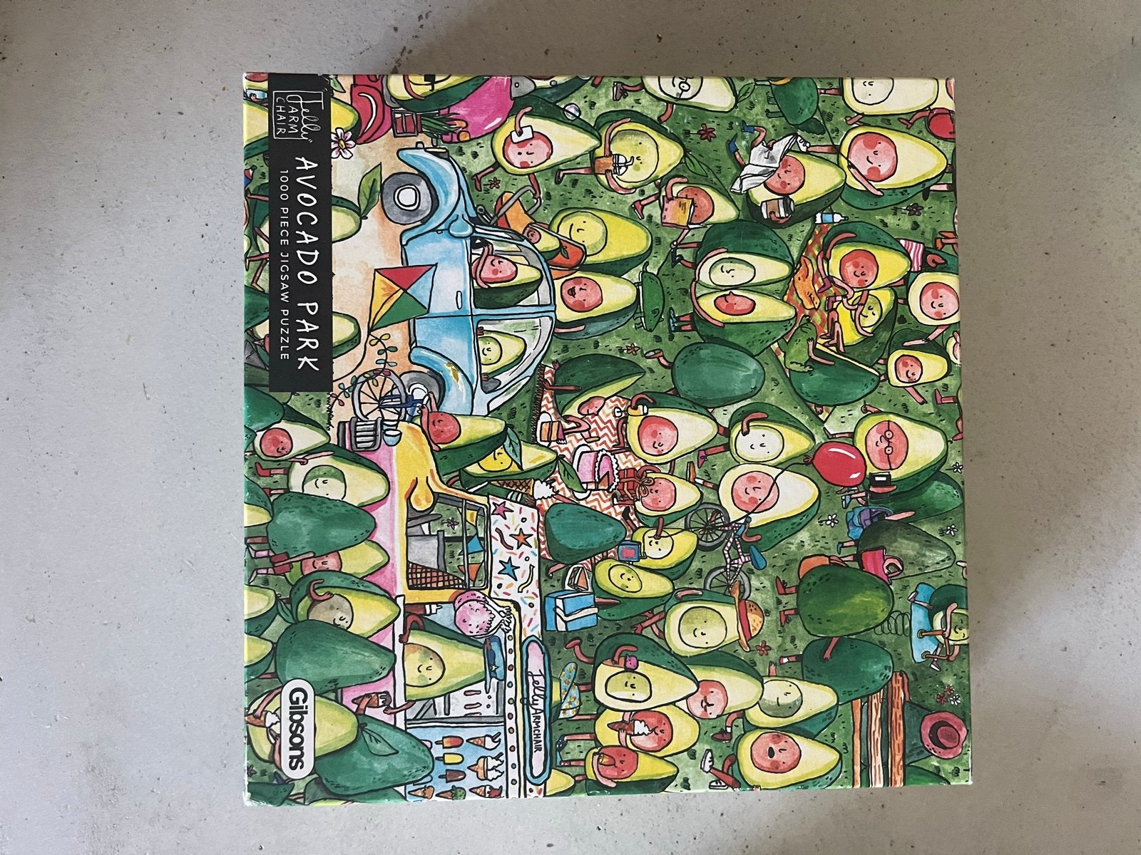 Gibsons Avocado Park Legpuzzel 1000 stukjes, Ophalen, 500 t/m 1500 stukjes, Zo goed als nieuw, Legpuzzel