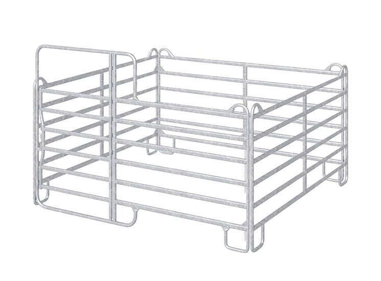 36. Stalen weidepaneel | 300 cm | Mobiele paddock hekken, Stalling, 1 paard of pony