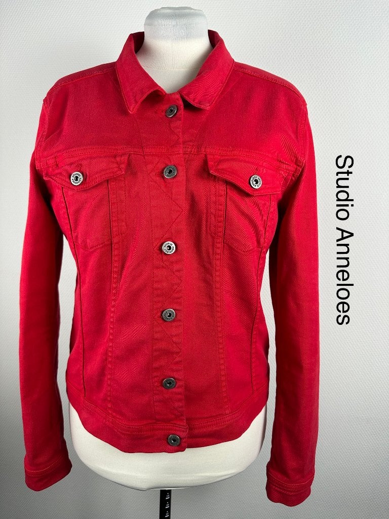 Studio Anneloes Spijkerjas  (mt: 42) 21,5/166, Studio Anneloes, Blauw, Studio Anneloes, Maat 42/44 (L)