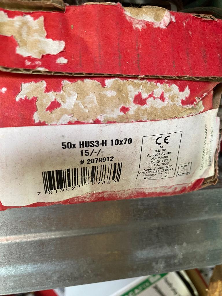 Hilti schroefanker HUS3-H 10x70 15/-/-, Ophalen, Nieuw