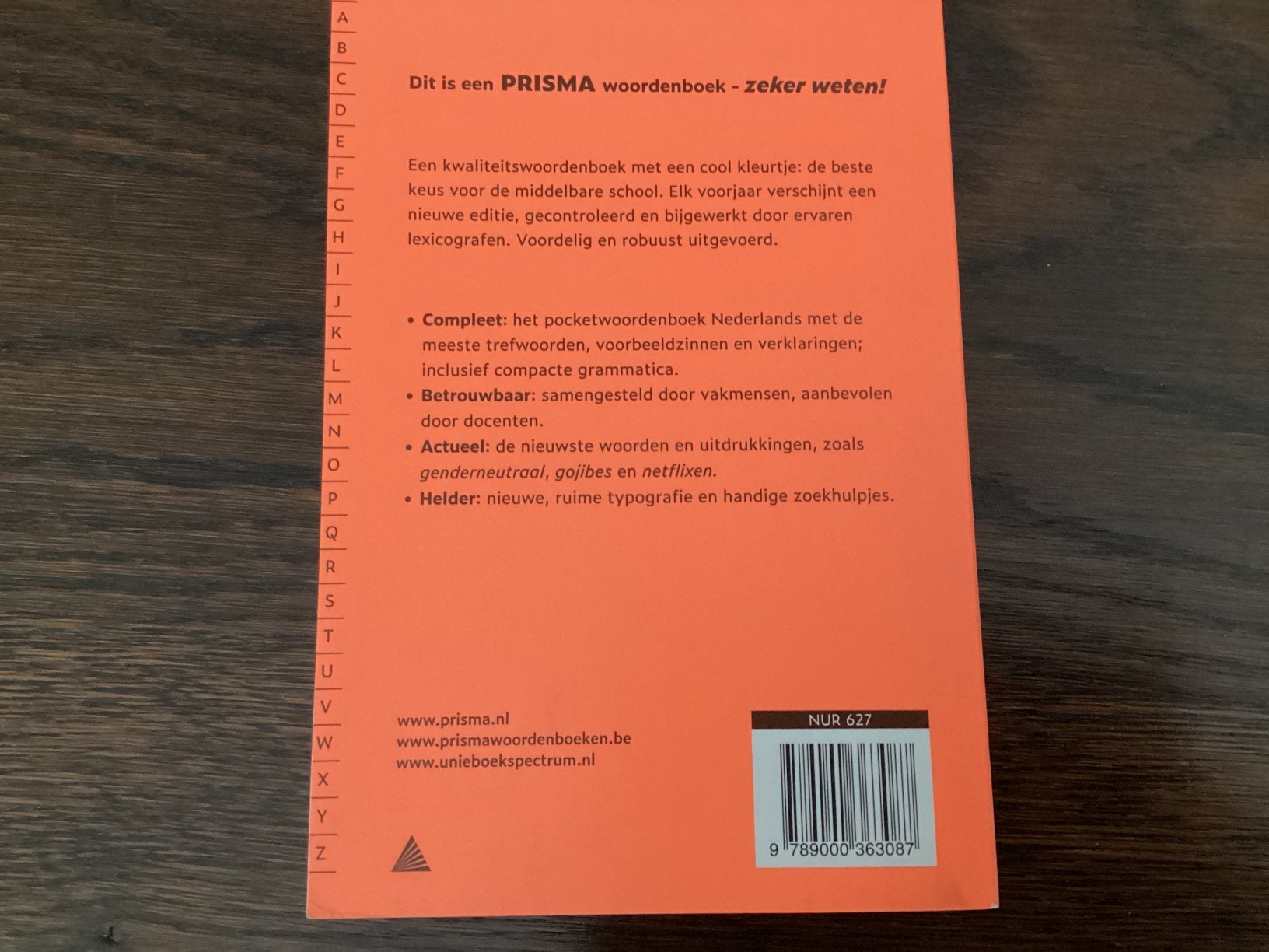 Woordenboek Nederlands Prisma oranje kaft zo goed als nieuw, Ophalen, Zo goed als nieuw, Prisma of Spectrum, Nederlands