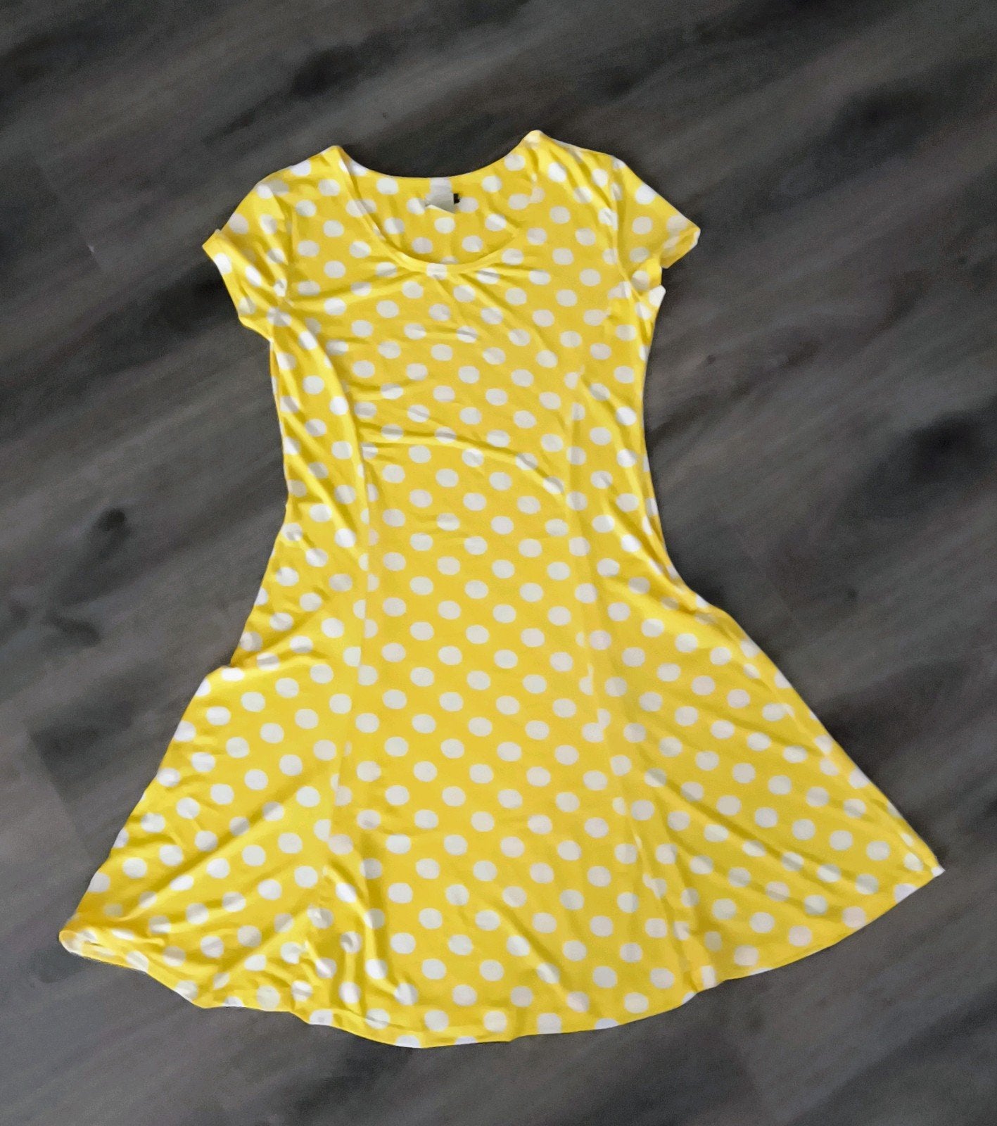 Luchtig vrolijke zomerse  A line jurk XL, Geel, Maat 46/48 (XL) of groter, FOS Amsterdam, Ophalen of Verzenden