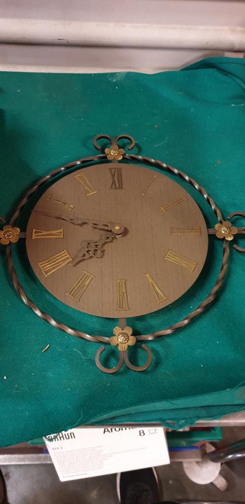 wandklok junghans smeedijzer vintage, Ophalen of Verzenden, 'T Olde Gre-j, Info@toldegrej.nl, Endepoelstraat 20f Didam