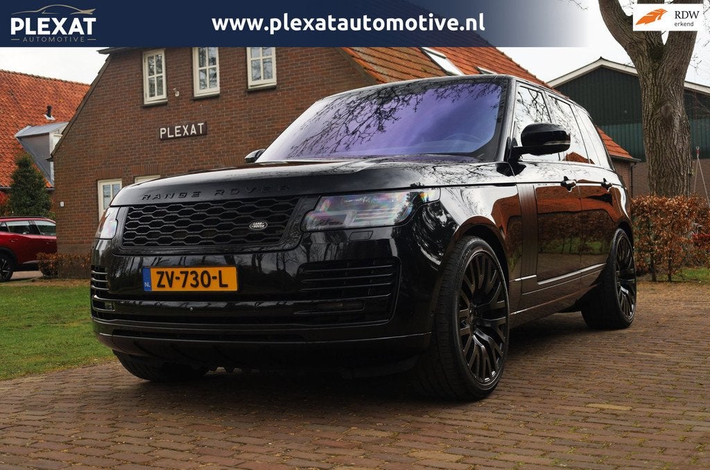 Land Rover Range Rover 5.0 V8 P525 SC Vogue Aut. | Panorama, Auto's, Land Rover, Automaat, Adaptive Cruise Control, Gebruikt, Zwart