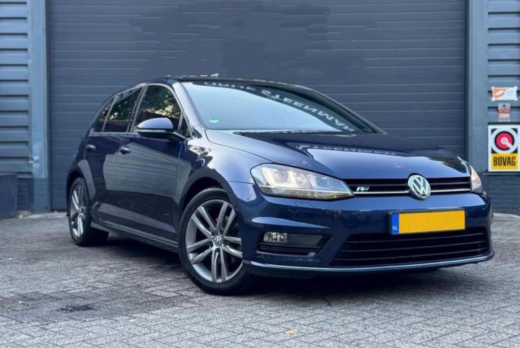 Volkswagen Golf 7 RLine 1.4 TSI 90KW DSG 2014 Blauw, Auto diversen, Ophalen of Verzenden, Zo goed als nieuw