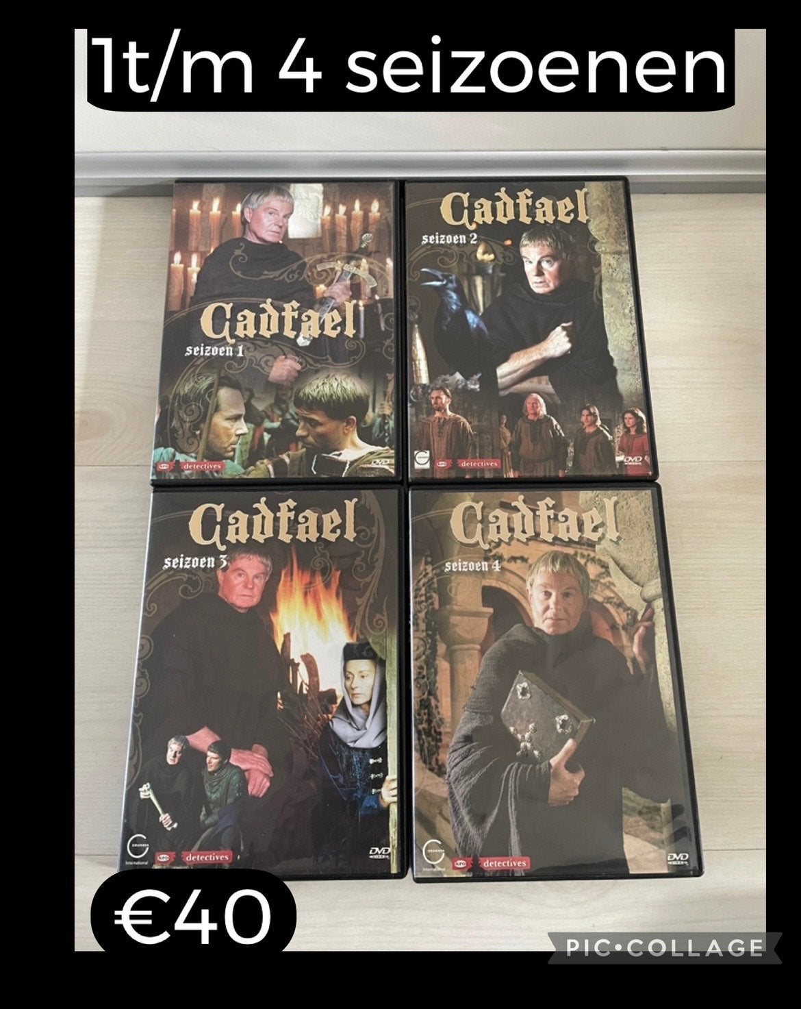 Cadfael DVD Boxset - Seizoen 1 t/m 4, Nederlands, Ophalen of Verzenden, Inclusief doosje, Gebruikt