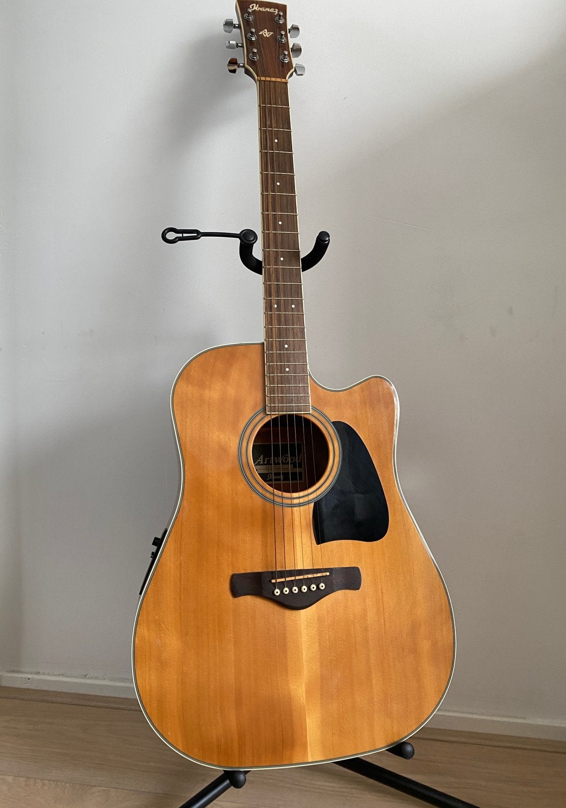 Ibanez AW70ECE NT gitaar, Ophalen, Zo goed als nieuw, Western- of Steelstringgitaar