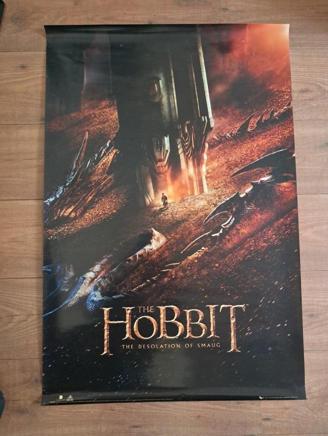 Grote poster van The Hobbit the Desolation of Smaug originee, Ophalen of Verzenden, Gebruikt, Overige typen