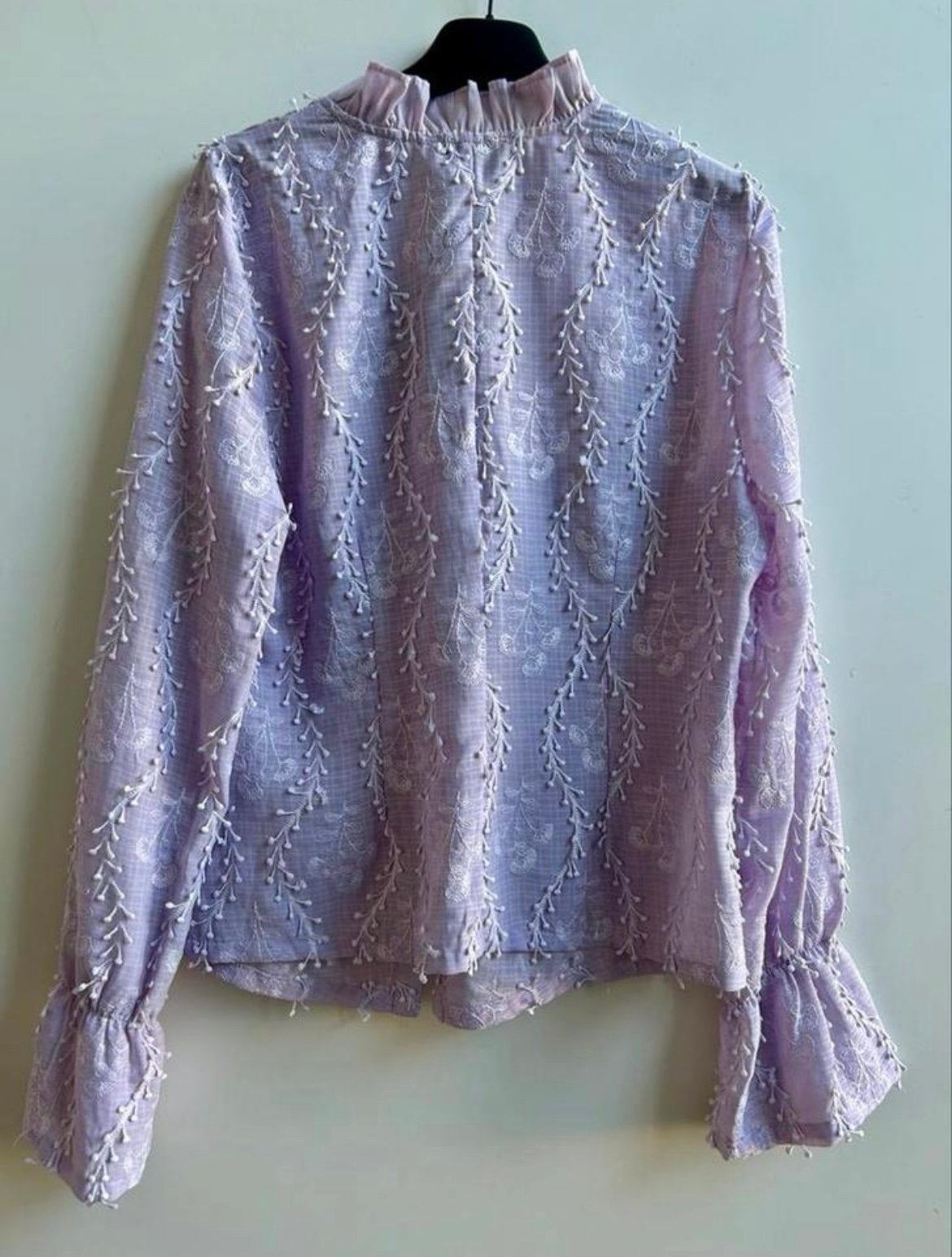 GARCONNE blouse embroidered lila mt S en mt M, Kleding | Dames, -, Verzenden, Parijs, Nieuw