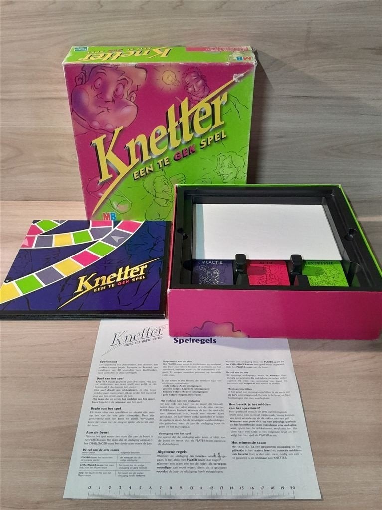 Knetter een te gek spel - s5442, Hobby en Vrije tijd, Gezelschapsspellen | Bordspellen, Verzenden, Zo goed als nieuw