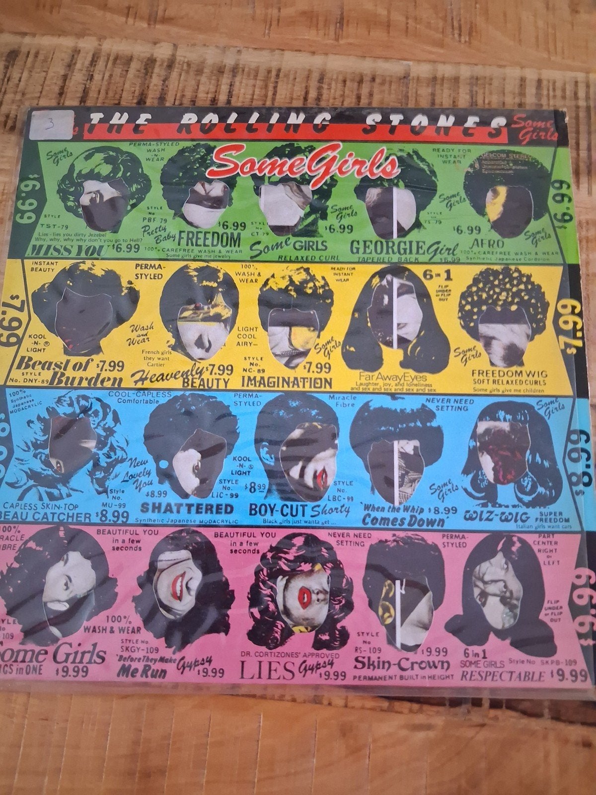 Some Girls Rolling Stones, Cd's en Dvd's, Vinyl | Rock, Ophalen, Gebruikt, 12 inch, Poprock
