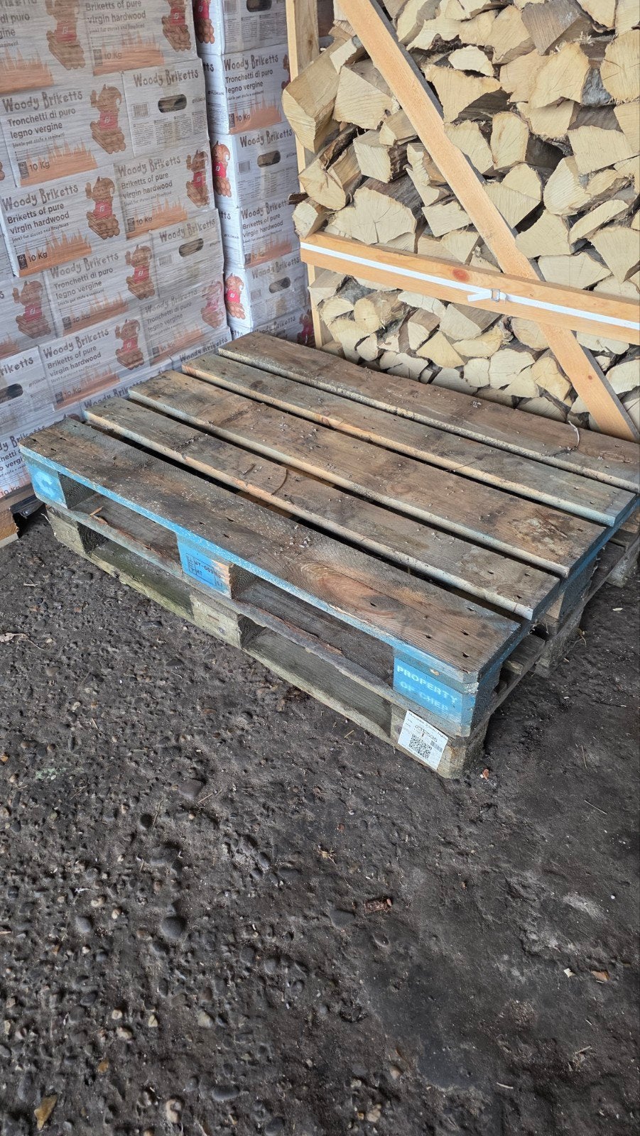 2 Euro Pallets in Goede Staat, Ophalen, Gebruikt, Overige typen, Minder dan 200 cm