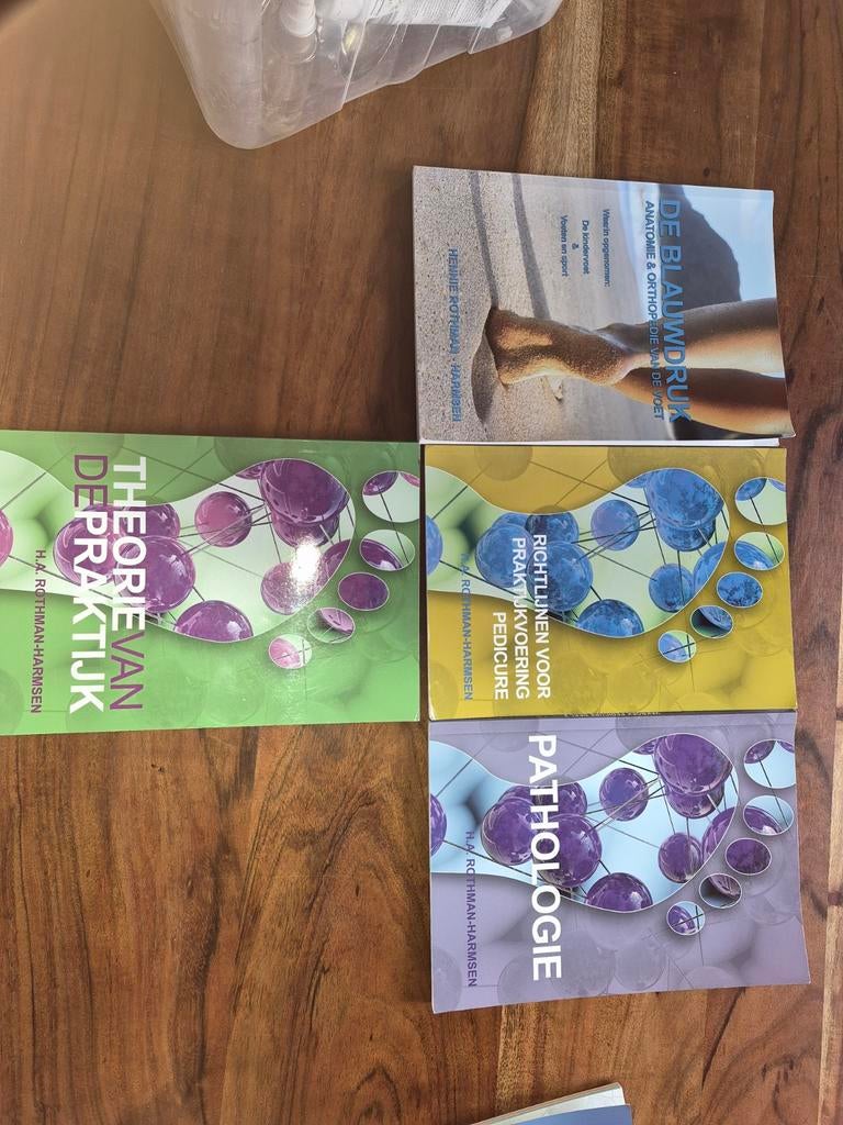 Basis & medisch Pedicure boeken – deels nieuw!, Boeken, Studieboeken en Cursussen, Ophalen of Verzenden, Beta, Zo goed als nieuw