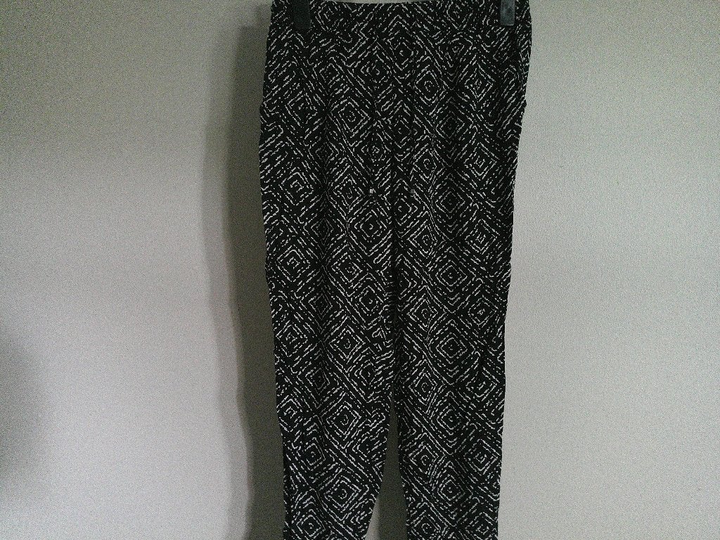 Leuke zwart geprinte broek, Maat 38/40 (M), Zwart, Nieuw, Ophalen of Verzenden