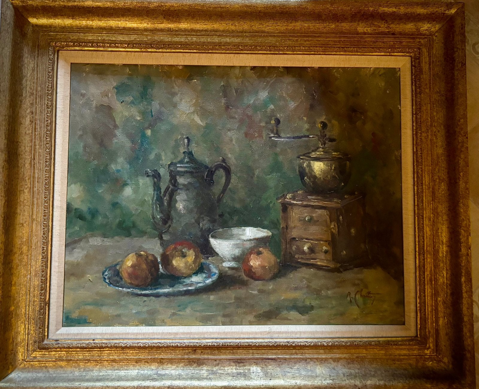 René Louis Chrétien (1867-1945) - stilleven, Antiek en Kunst, Ophalen of Verzenden