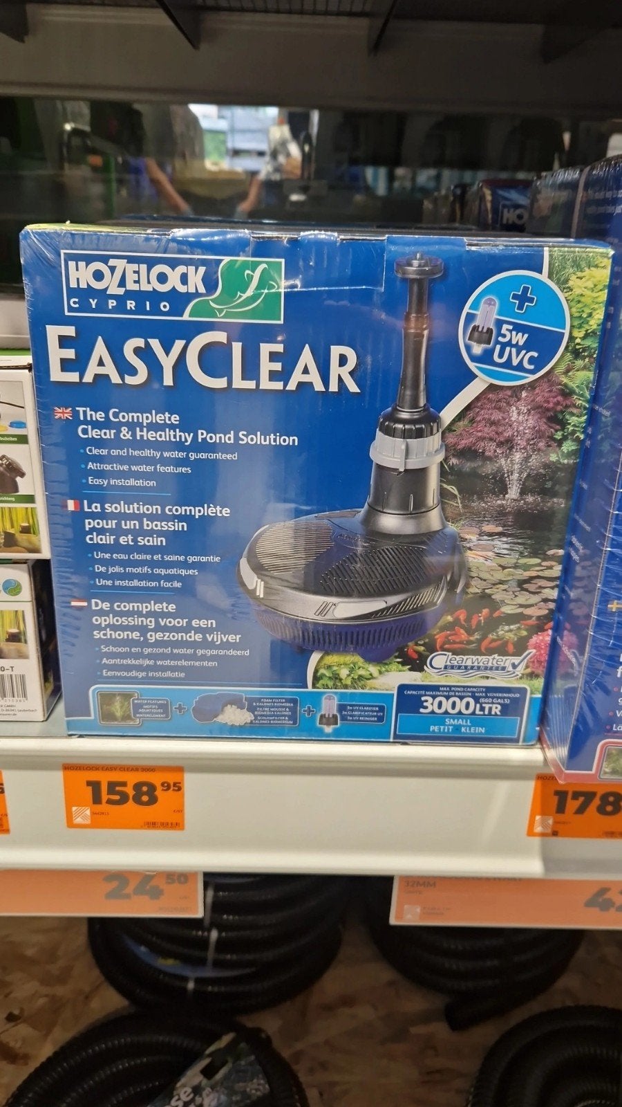 Hozelock EasyClear 3000 vijver filter / pomp / met UVC, Ophalen of Verzenden, Gebruikt