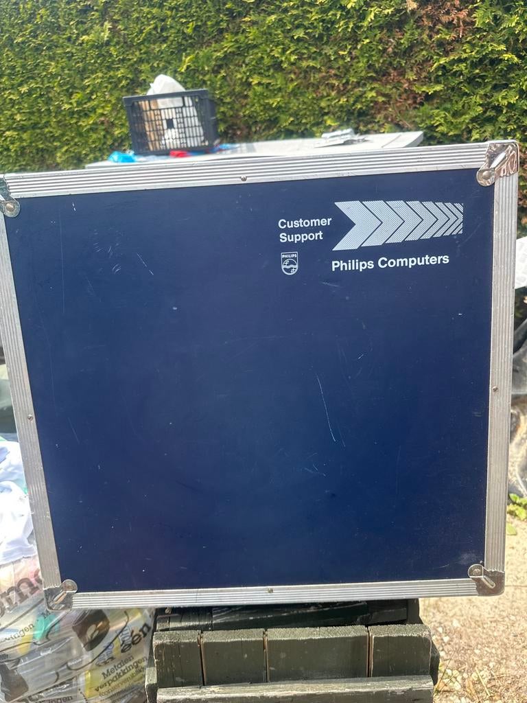 Vintage Philips Computers Flightcase / Koffer, Computers en Software, Overige Computers en Software, Ophalen of Verzenden, Gebruikt
