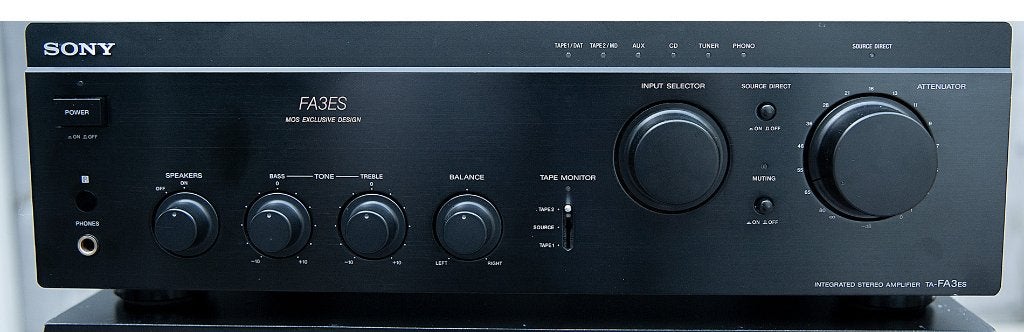 Sony versterker es, Audio, Tv en Foto, Versterkers en Receivers, Ophalen, Zo goed als nieuw, Sony, 120 watt of meer