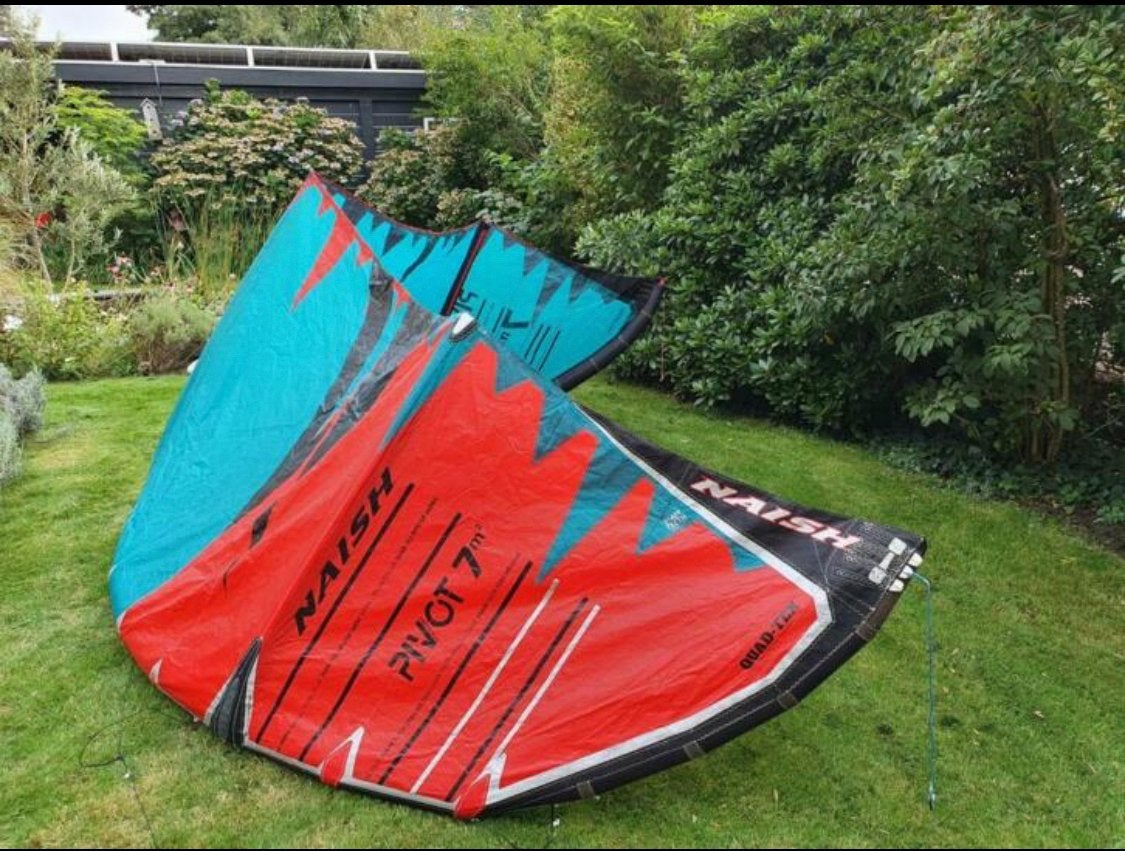 Naish Pivot 7m, Gebruikt, Geen board, Ophalen of Verzenden, Kite